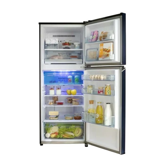 Panasonic NR - TL381BWAM 2 Doors Fridge Top Freezer 366L Dark Navy | TBM Online