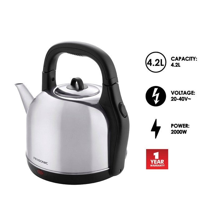 Pensonic PAK-5002 Electric Kettle 4.2L Stainless Steel | TBM Online