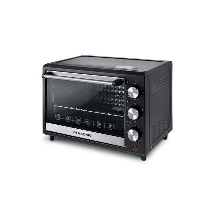Pensonic PEO - 3511 Electric Oven 35LSingle Glass Door Stainless Steel | TBM Online