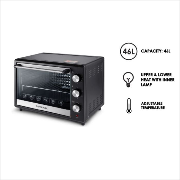 Pensonic PEO - 4611 Electric Oven 46L With 3D Diamond Surface | TBM Online