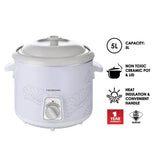 Pensonic PSC - 501 Ceramic Slow Cooker Overheating Protection 5.0L 220 - 240V | TBM Online