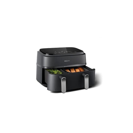 Philips NA352/00 Air Fryer Digital Dual Basket 9.0L Black With Bronze Handle | TBM Online