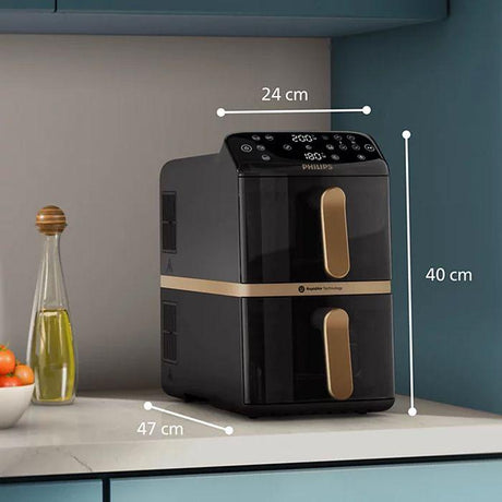 Philips NA462/79 Air Fryer 4000 Series Stacked Dual Basket | TBM Online