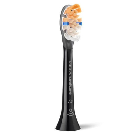Philips HX9092/91 Sonicare A3 Premium All-In-One 2-Pack Brush Head Black | TBM Online
