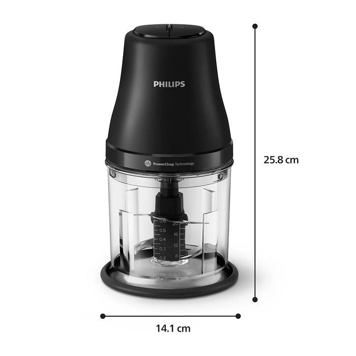 Philips HR1501/00 Chopper 450W 3000 Series Black | TBM Online
