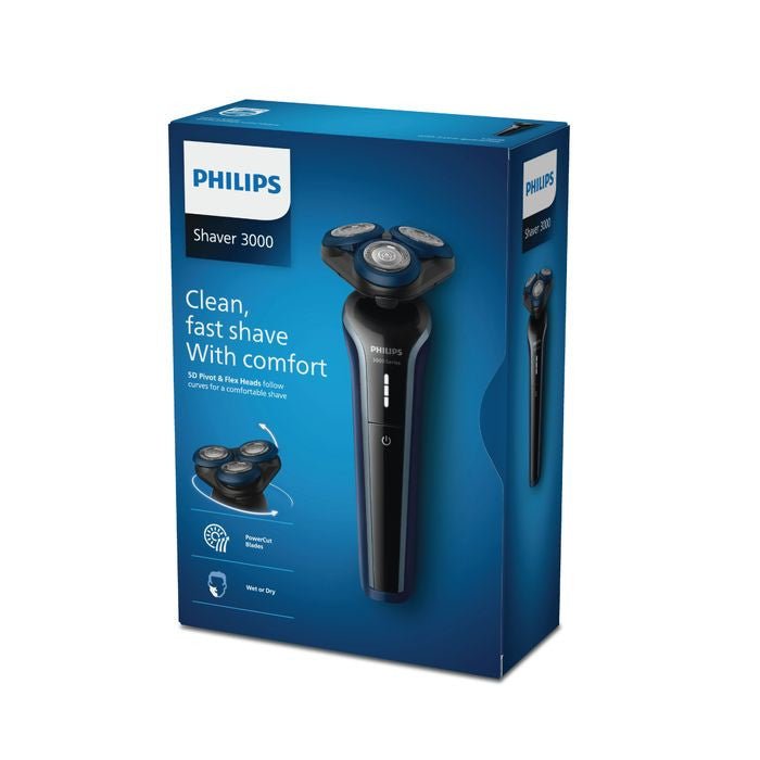 Philips S3608/10 Electric Shaver S3000 Series Unique Smart Power Control | TBM Online