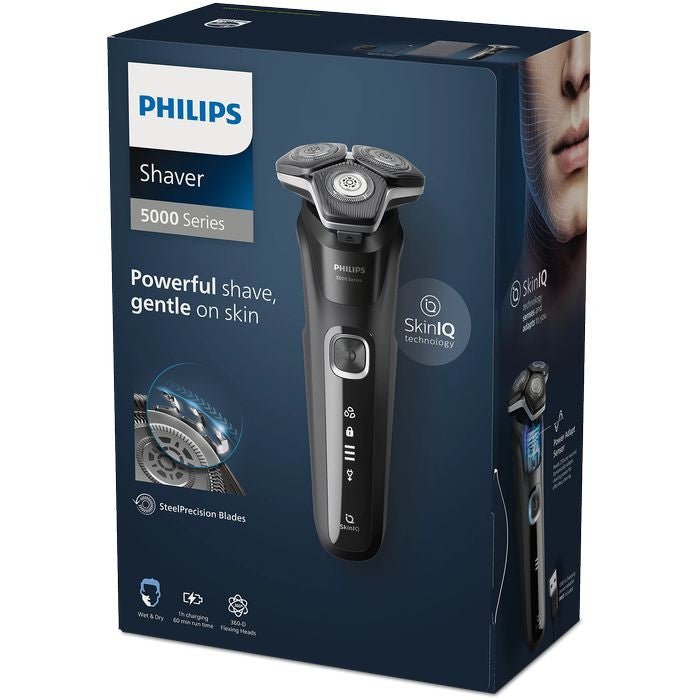 Philips S5898/17 Wet And Dry Electric Shaver Series 5000 Deep Black | TBM Online