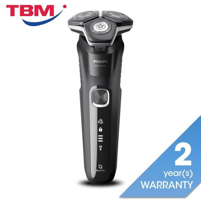 Philips S5898/17 Wet And Dry Electric Shaver Series 5000 Deep Black | TBM Online