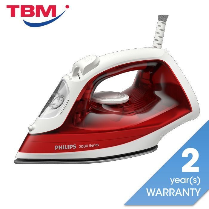 Philips DST2010/40 Steam Iron 2000 Series 2000W Red | TBM Online