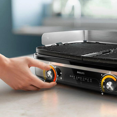 Philips HD6222/90 Table Grill 2 Heating Zones | TBM Online