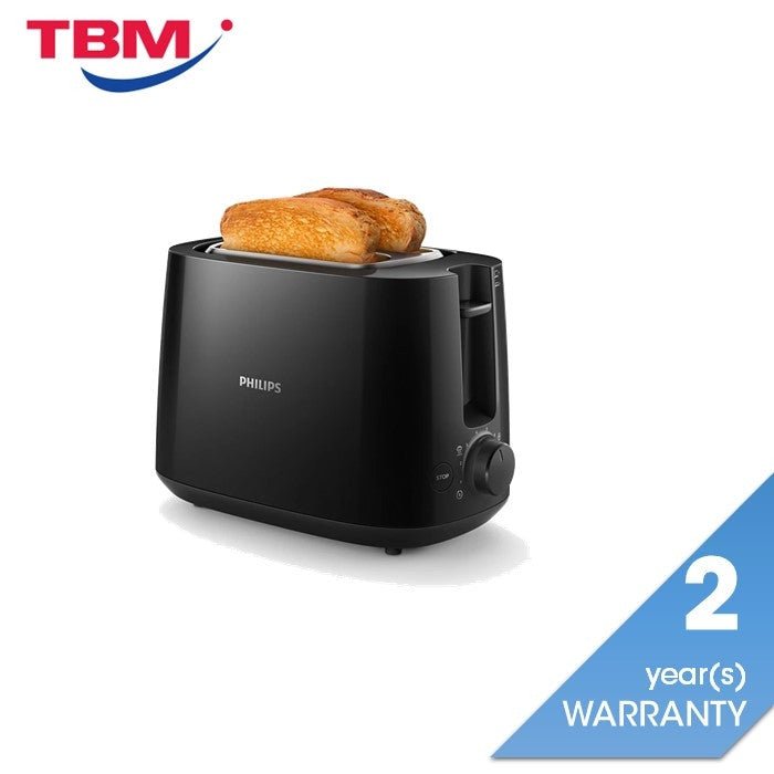 Philips HD2581/91 Metal Toaster Black | TBM Online