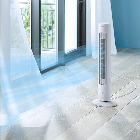 Philips CX5535/00 Tower Fan 5000 Series White 40W | TBM Online