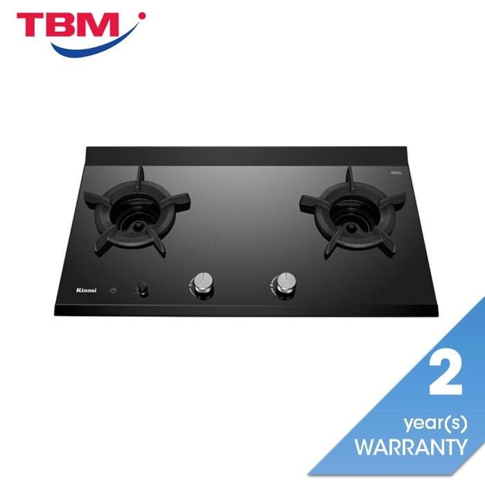 Rinnai RB - 2CGT Glass Hob 2 Burners, Inner Burners | TBM Online