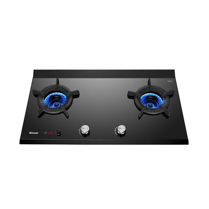 Rinnai RB - 2CGT Glass Hob 2 Burners, Inner Burners | TBM Online