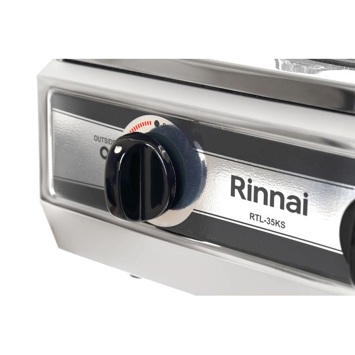 Rinnai RTL.35KS FULL SS Single Gas Burner Stove Full Stainless Steel Body | TBM Online