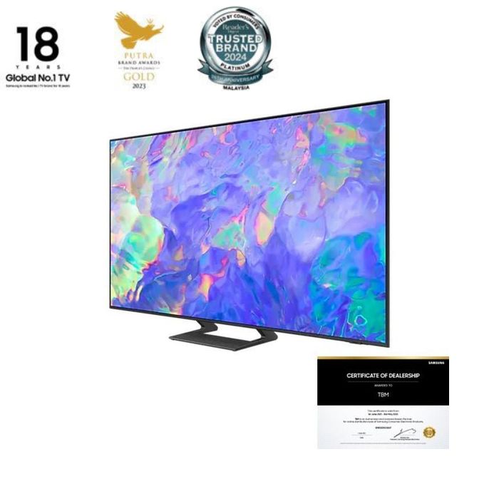 [CLEARANCE][Display Set] Samsung UA55CU8500KXXM 55" 4K UHD Crystal Smart TV