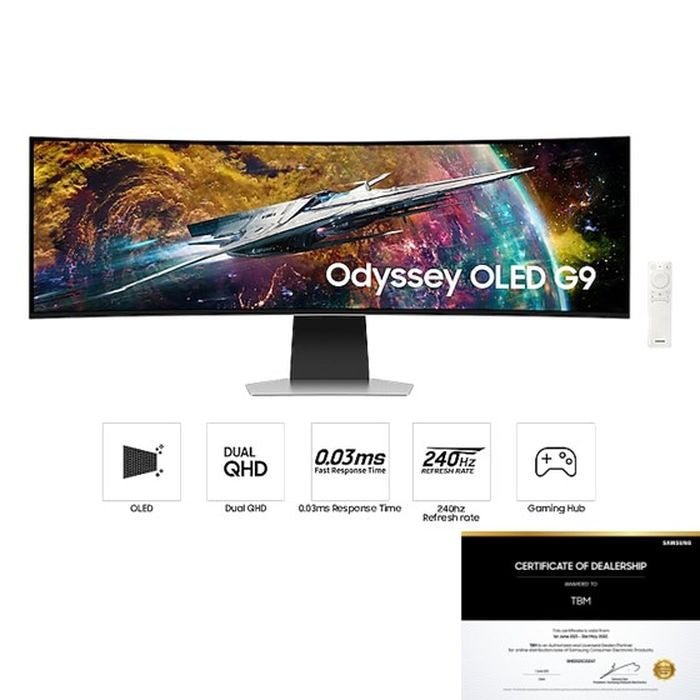Samsung LS49CG954SEXXS 49" Monitor OLED Odyssey G9 240HZ | TBM Online