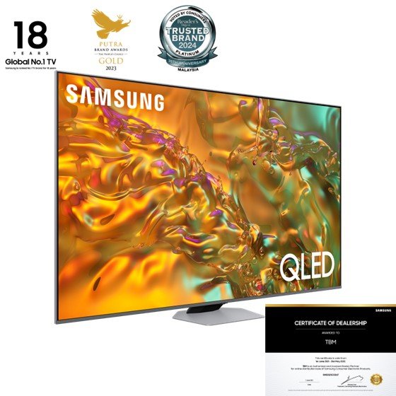 Samsung Q80D 75" 4K QLED TV | TBM Online