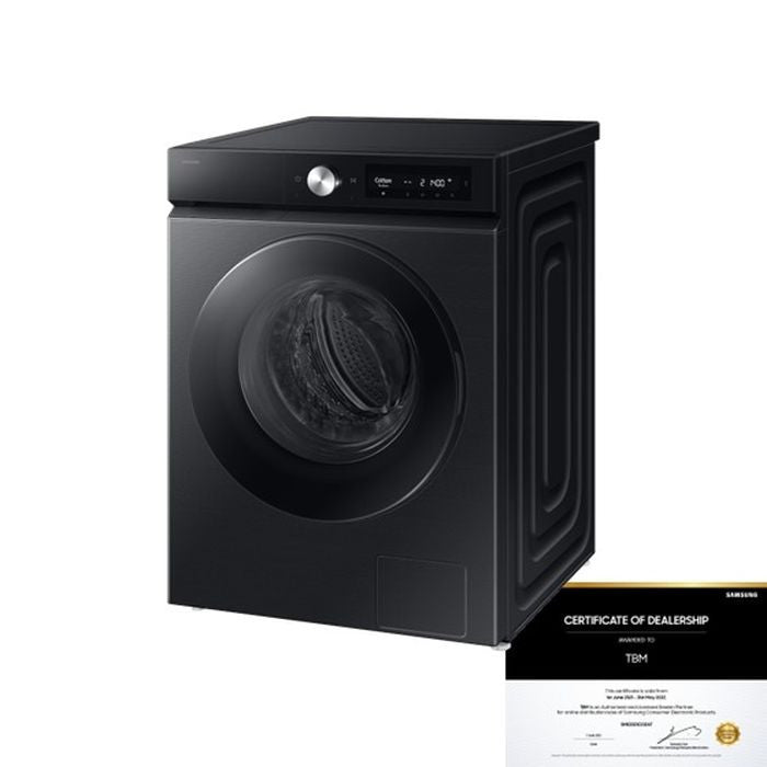 Samsung WW10DB7U34GBFQ Front Load Washer 10kg AI Ecobubble | TBM Online