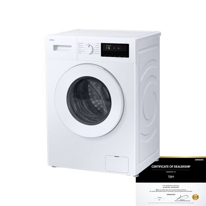 Samsung WW80FG3M05TWFQ Front Load Washer 8kg With Hygiene Steam | TBM Online