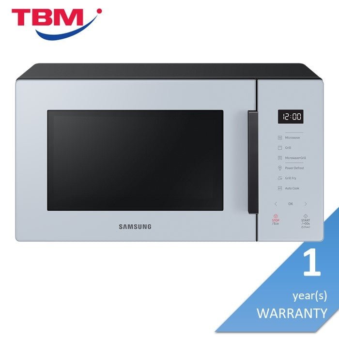 Samsung MG30T5018CY/SM Microwave With Healthy Grill Fry Glam G30.0L Sky Blue | TBM Online