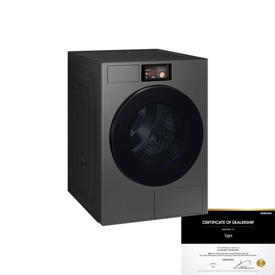 Samsung DV90F17CDSFQ Heat Pump Dryer 17kg Bespoke AI With AI Dry | TBM Online