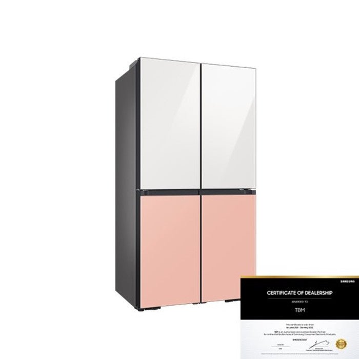 Samsung RF59CB0T03P/ME 4 Doors Fridge Bespoke Design French Door 667L Peach | TBM Online