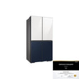 Samsung RF59CB0T08A/ME 4 Doors Fridge BESPOKE Design French Door 667L Navy Blue | TBM Online