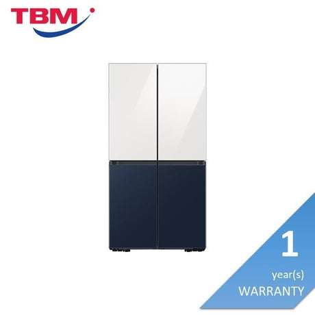 Samsung RF59CB0T08A/ME 4 Doors Fridge BESPOKE Design French Door 667L Navy Blue | TBM Online
