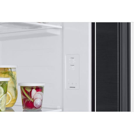 Samsung RS57DG4000B4ME Side - By - Side Fridge 583L With Smart Things AI Energy Gentle Matt Black | TBM Online