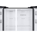 Samsung RS57DG4000B4ME Side - By - Side Fridge 583L With Smart Things AI Energy Gentle Matt Black | TBM Online