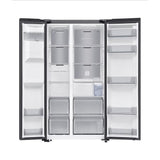 Samsung RS70F65KNFME Side By Side Fridge G660L Inverter Metal Cooling AI Energy Black | TBM Online