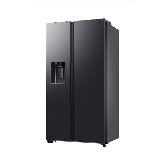 Samsung RS70F65KNFME Side By Side Fridge G660L Inverter Metal Cooling AI Energy Black | TBM Online