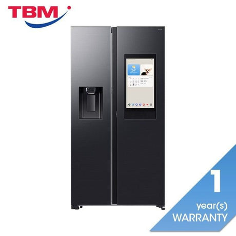 Samsung RS90F65ANFME Side By Side Fridge 594L Family Hub Black | TBM Online
