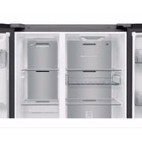 Samsung RS90F65ANFME Side By Side Fridge 594L Family Hub Black | TBM Online