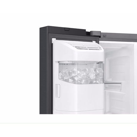 Samsung RS90F65ANFME Side By Side Fridge 594L Family Hub Black | TBM Online