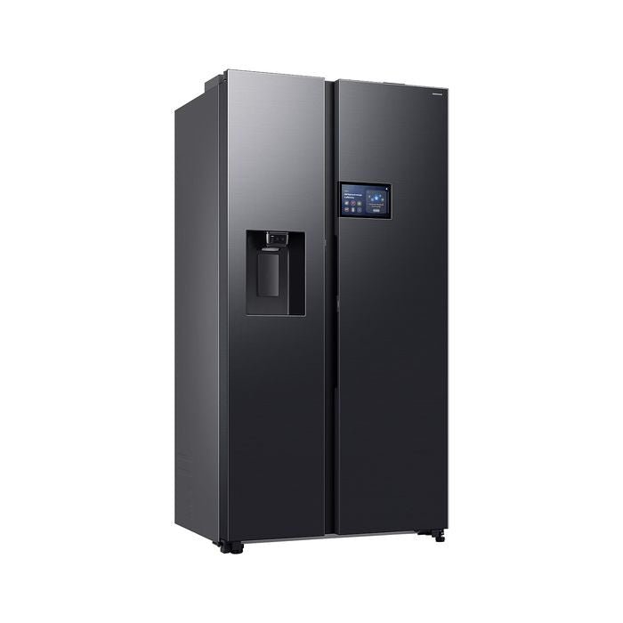 Samsung RS90F65DNFME Side By Side Fridge G641L Inverter AI Energy Metal Cooling Black | TBM Online