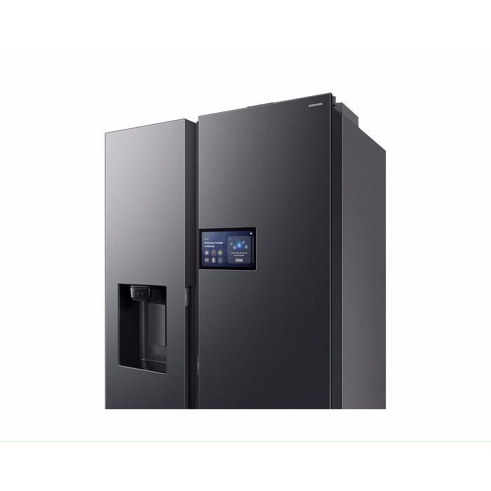 Samsung RS90F65DNFME Side By Side Fridge G641L Inverter AI Energy Metal Cooling Black | TBM Online