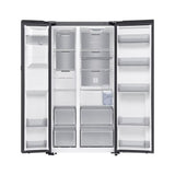 Samsung RS90F65DNFME Side By Side Fridge G641L Inverter AI Energy Metal Cooling Black | TBM Online