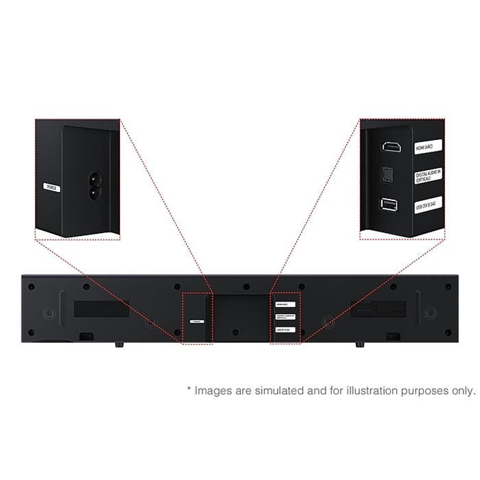 Samsung HW - B400F/XM Soundbar B - Series 2.0CH Subwoofer | TBM Online