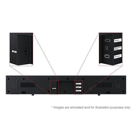Samsung HW - B400F/XM Soundbar B - Series 2.0CH Subwoofer | TBM Online