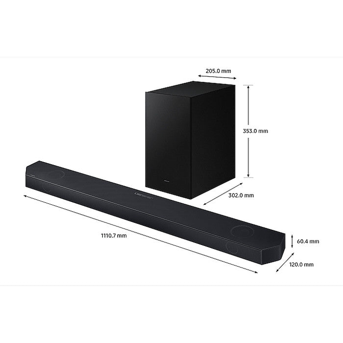 Samsung HW - Q700D/XM Soundbar 3.1.2CH Q - Series Wireless Dolby Atmos With Sub Woofer | TBM Online