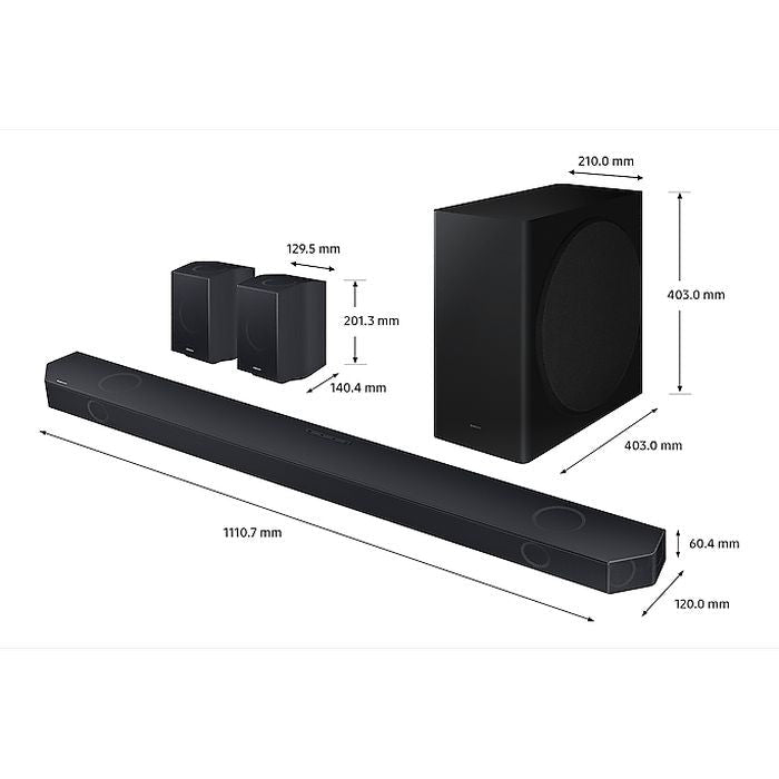 Samsung HW - Q930D/XM Soundbar Q - Series 9.1.4CH With Subwoofer And Rear Speaker | TBM Online