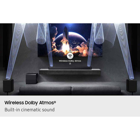 Samsung HW-Q930H/XM Soundbar Q-Series 9.1.4ch Subwoofer & Rear Speaker | TBM Online