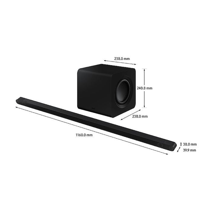 Samsung HW - S800B/XM Soundbar 3.1.2 CH Black | TBM Online