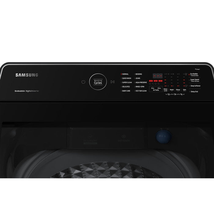 Samsung WA12CG5745BDFQ Top Load Washer With EcoBubble 12kg Inverter | TBM Online