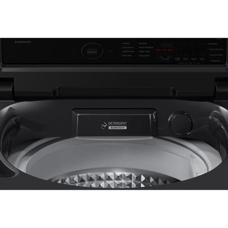 Samsung WA40F10E1CFQ Top Load Washer Ecobubble 10.0kg Deep Charcoal | TBM Online