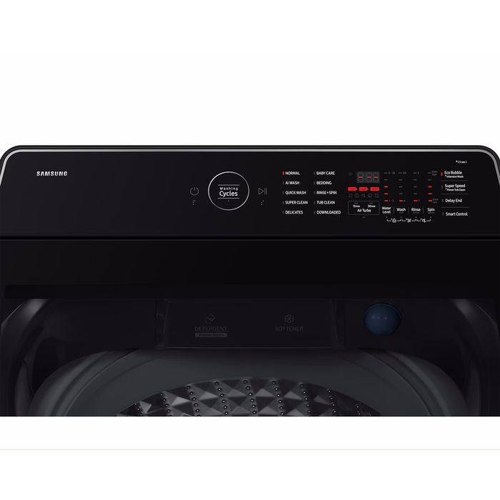 Samsung WA80F13S5CFQ Top Load Washer 13kg BeSpoke AI Deep Charcoal | TBM Online