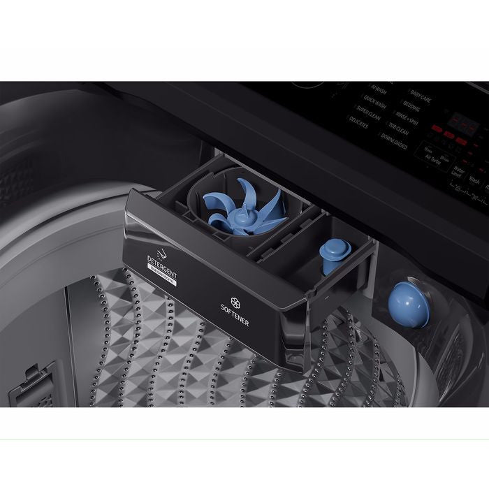 Samsung WA80F13S5CFQ Top Load Washer 13kg BeSpoke AI Deep Charcoal | TBM Online