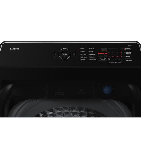 Samsung WA80F15S5BFQ Top Load Washer 15kg Bespoke AI Black | TBM Online